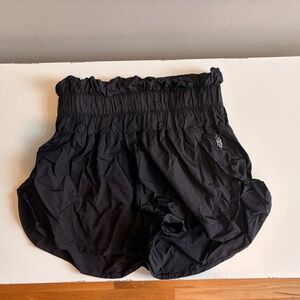 Black High-Waisted Shorts